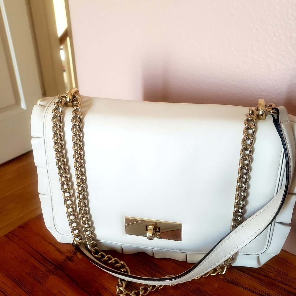 Kate SPADE  Leather White Bag